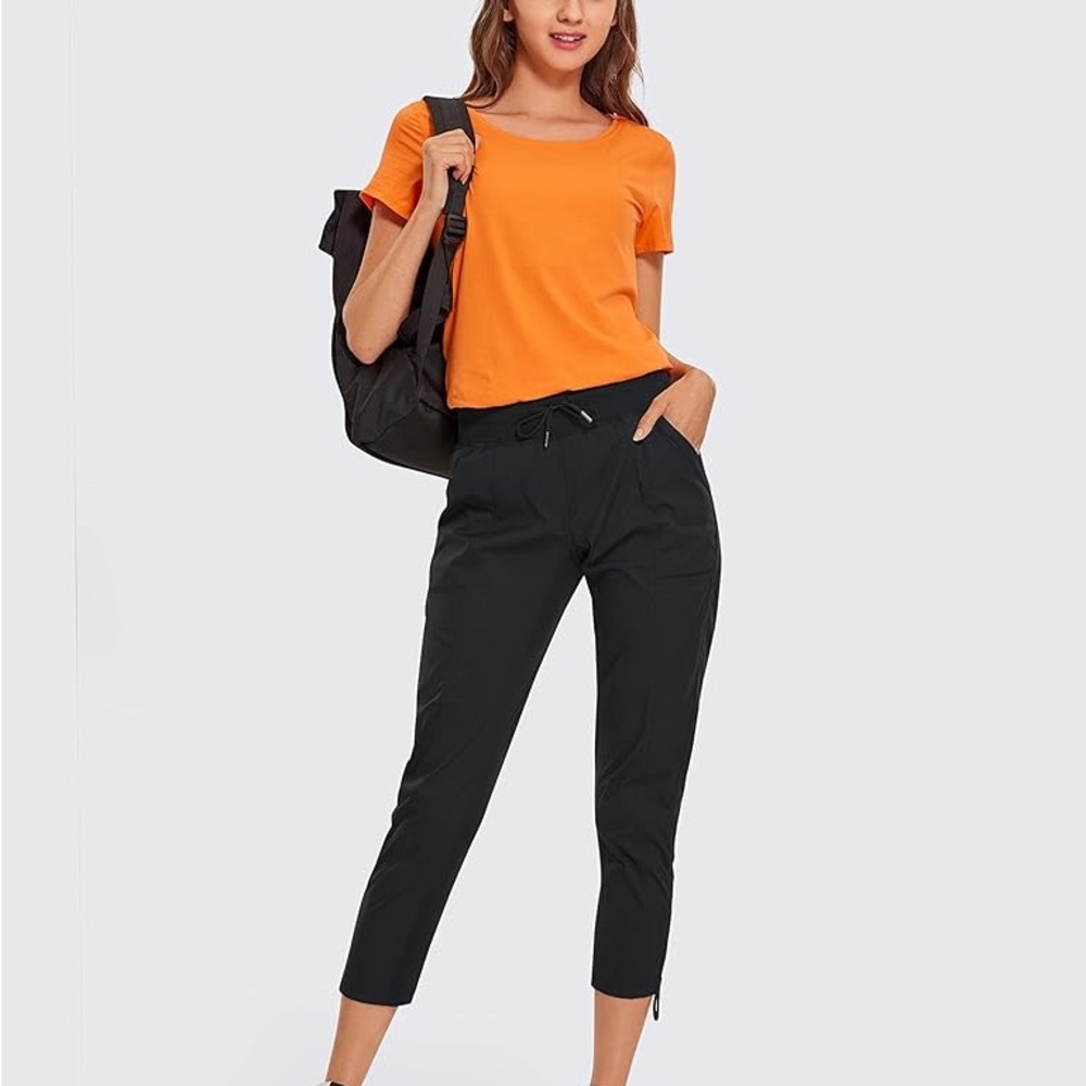 (A8) CRZ YOGA Casual 7/8 Pants 25"-‎ Lightweight Athletic Track Joggers